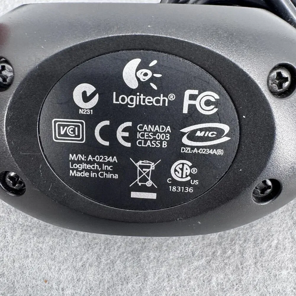 Logitech Rock Band USB Microphone Black Wired Console Gaming A-0234A‎ Accessory